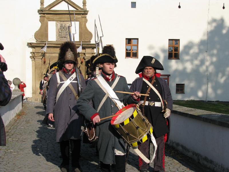 Dušičkový pochod napoleonských vojáků