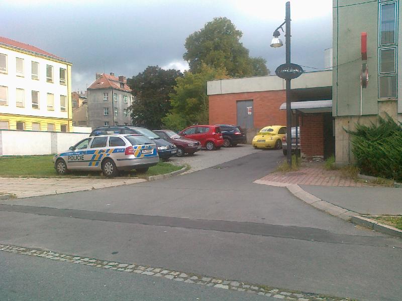 Jak parkuje policie v Přerově